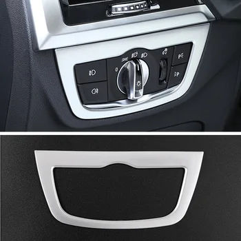 

Car Interior Headlight adjustment switch patch cover frame For BMW X3 X4 G01 G02 2018 2019 accessories carstyling