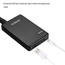 UDOLI 60 Вт Dual USB Type-C Настольного Ноутбука Ноутбук адаптер Зарядное Устройство для Macbook 12 Дюйма, ChromeBook Pixel, Razer Лезвие Стелс