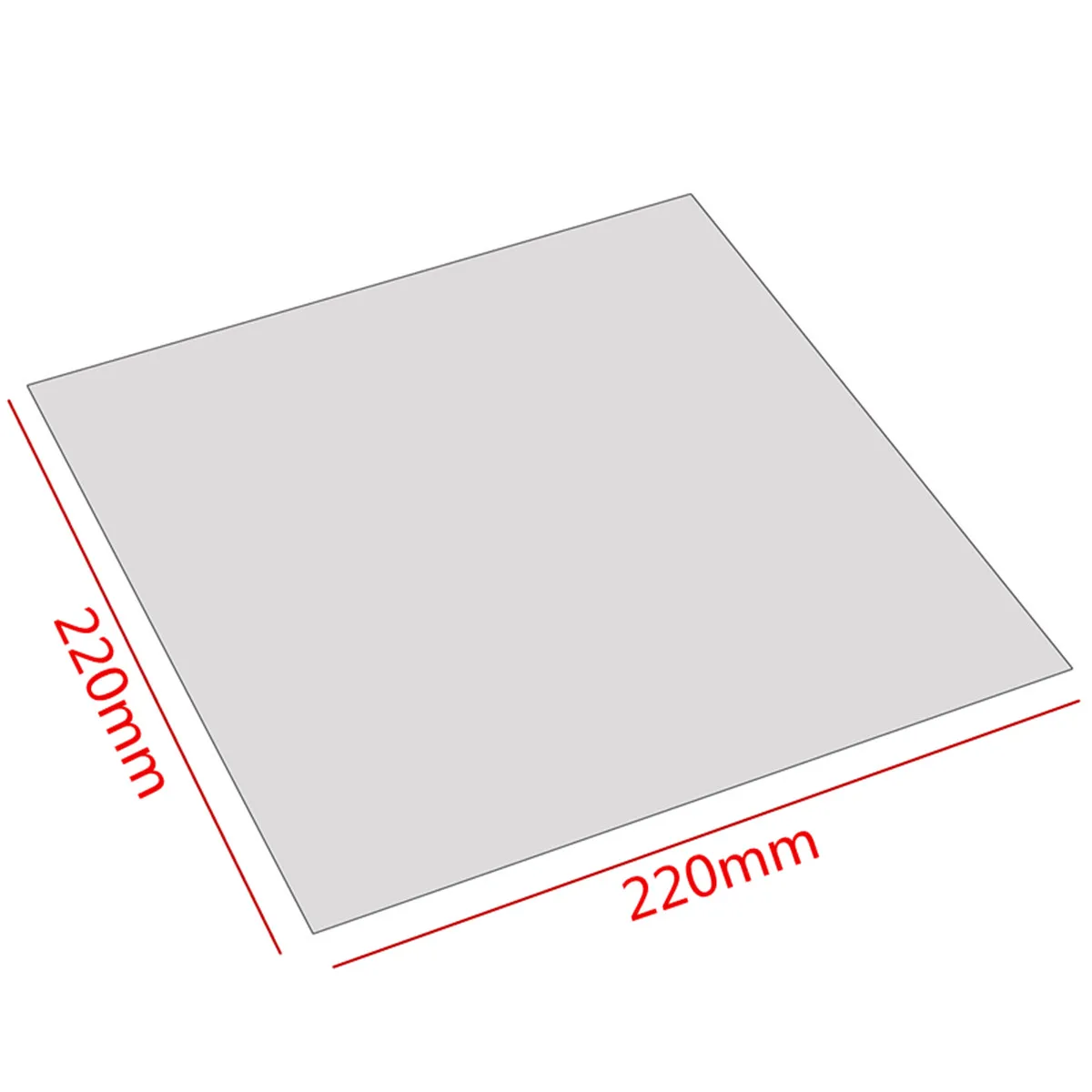 

New Arrival 220x220x0.8mm PEI Sheet Polyetherimide Build Surface 3D Printer With Adhesive