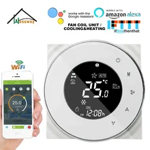HESSWAY воздушный кондиционирование фанкойл термостат WI-FI приложение для 2 трубы 4 трубы google home