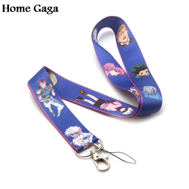 10 шт./лот, брелок Homegaga HUNTER, ремешок, тесьма, лента для шеи, ткань, para id, держатель для телефона, ожерелье, аксессуар D1874