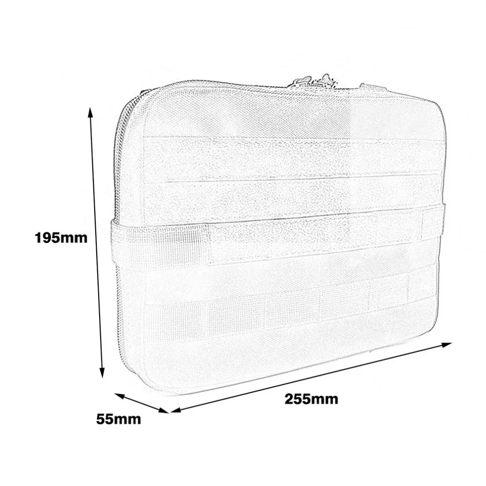 Bolsa táctica impermeable al aire libre pequeña bolsa de soporte de herramientas grande con cremallera Paquete de cintura Molle accesorio bolsa para Camping senderismo Bolsa táctica impermeable al aire libre pequeña bolsa de soporte de herramientas grande con cremallera Paquete de cintura Molle accesorio bolsa para Camping senderismo