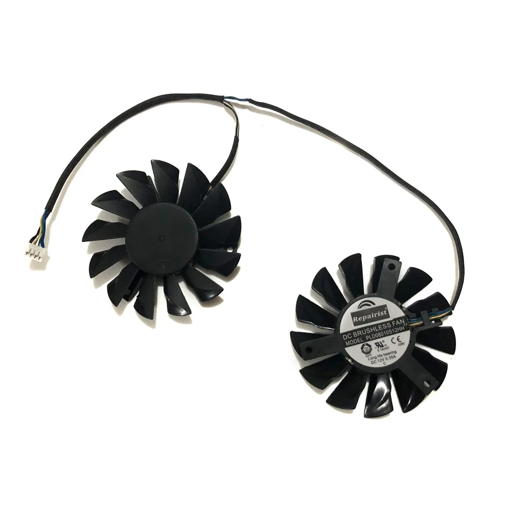 2 шт./компл. GPU VGA карты двойной кулер вентиляторы для MSI R7850 HD7850 R7950 HD7870 Графика карт