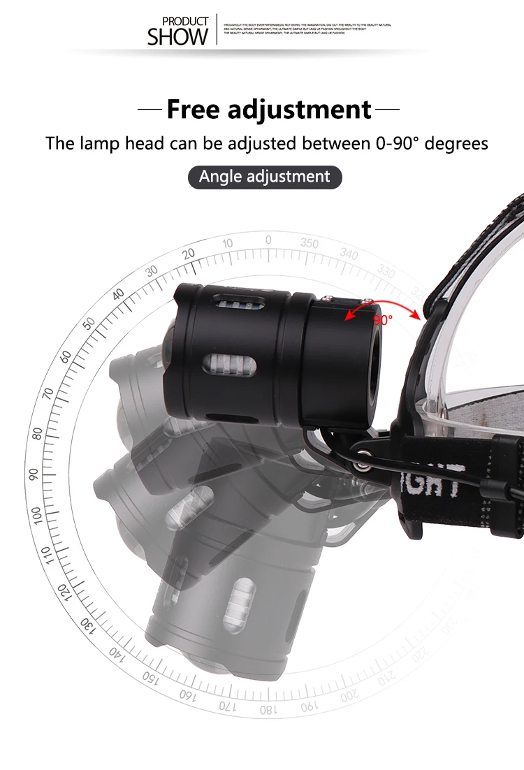 Светодиодный налобный фонарь 30000 лм XPL V6 XHP50 hoofdlamp usb Перезаряжаемый водонепроницаемый налобный фонарь 18650 Аккумулятор для рыбалки