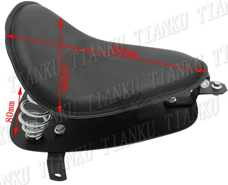 Кожаное сиденье для мотоцикла весеннее + Монтажный кронштейн Yamaha VStar 400 650 1100 1300