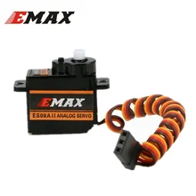 20 шт./лот EMAX ES08A II 9g Высокочувствительный Мини Sub Micro Servo Для модель вертолета на дистанционном управлении скидка 30