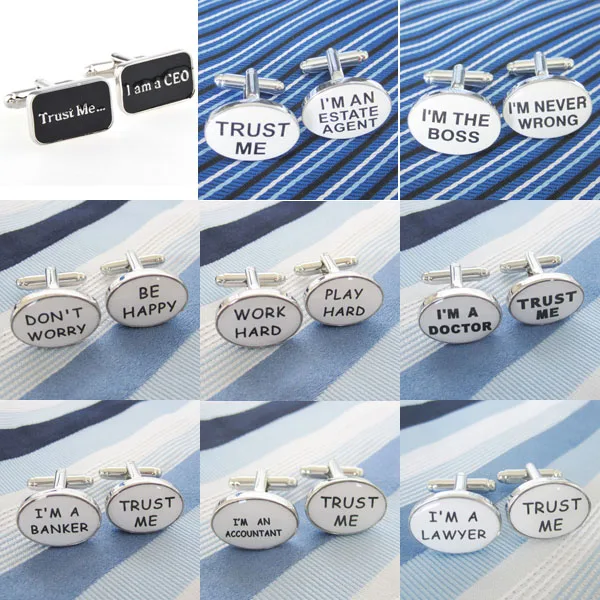 

Fashion 9 Designs Career Cufflink Cuff Link 1 Pair Free Shipping Biggest Promotion