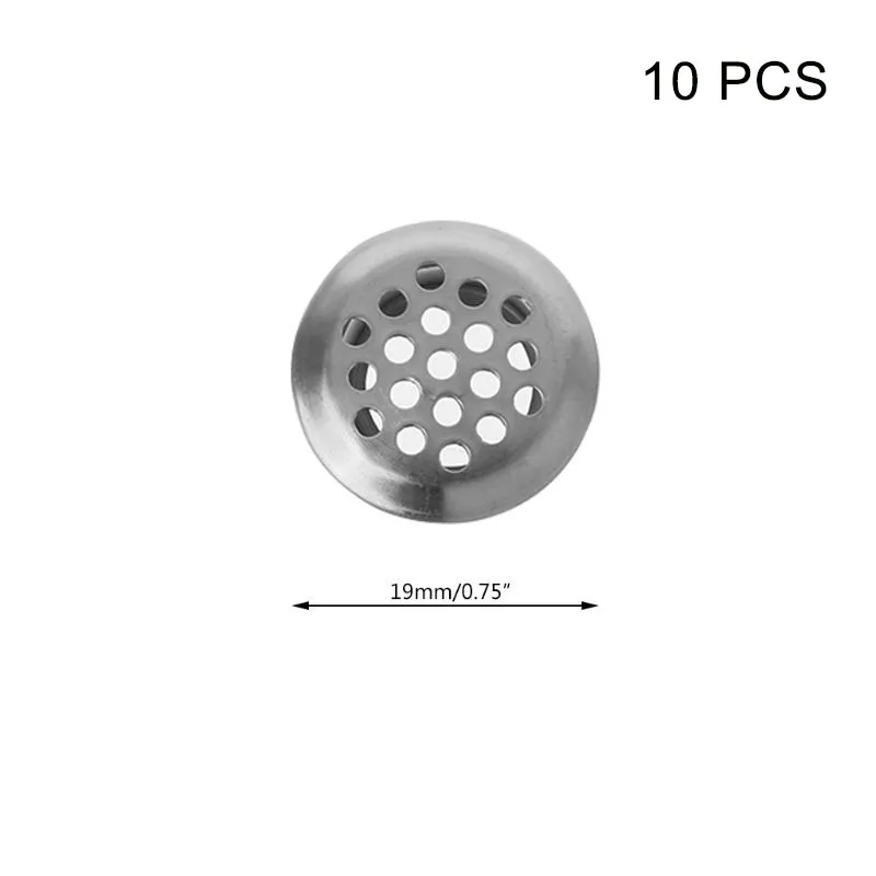 Вентиляционные отверстия из нержавеющей стали с круглым вентиляционным отверстием для ванной комнаты кухни_ WK - Цвет: 19mm
