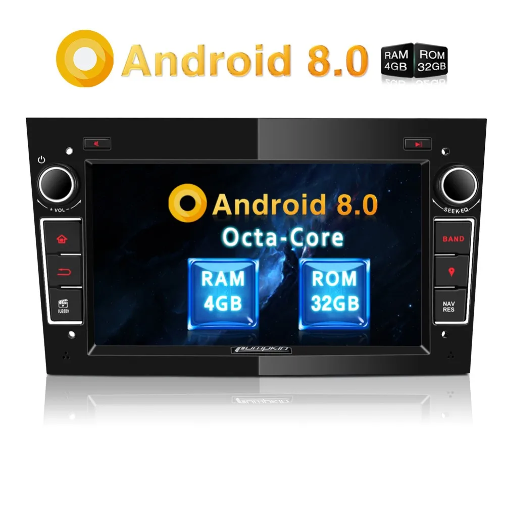 Flash Deal Pumpkin 2 Din7" Qcta-core 4G+32G Android 8.0 Car Radio No DVD Player GPS Navigation Car Stereo For Opel/Corsa Wifi OBD2 Headunit 0