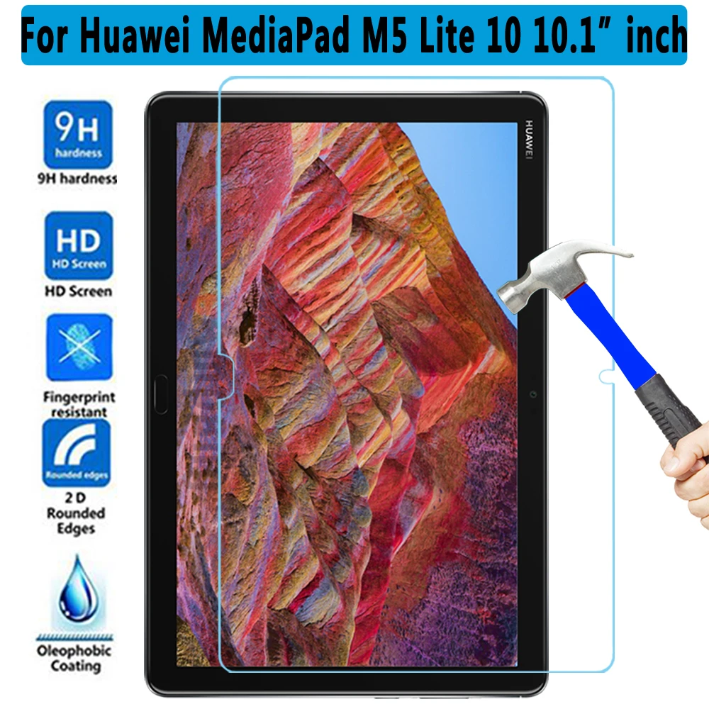 Закаленное стекло для Huawei MediaPad M5 Lite 10 1 дюйма BAH2 W09 прозрачная защита экрана от