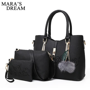 

Mara's Dream Women Composite Bag Multi-colore Luxury Leather Purse and Bags Famous Brands Designer Sac Bag Shoulder Bags