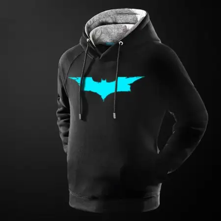 Batman Merchandising DC Comics Hombre Batman Bat Swirl Sudadera