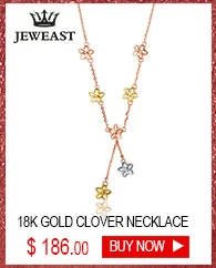 18K rose gold diamond circle necklace female pendant clavicle chain girlfriend gift trendy party 2020new hot sell Support