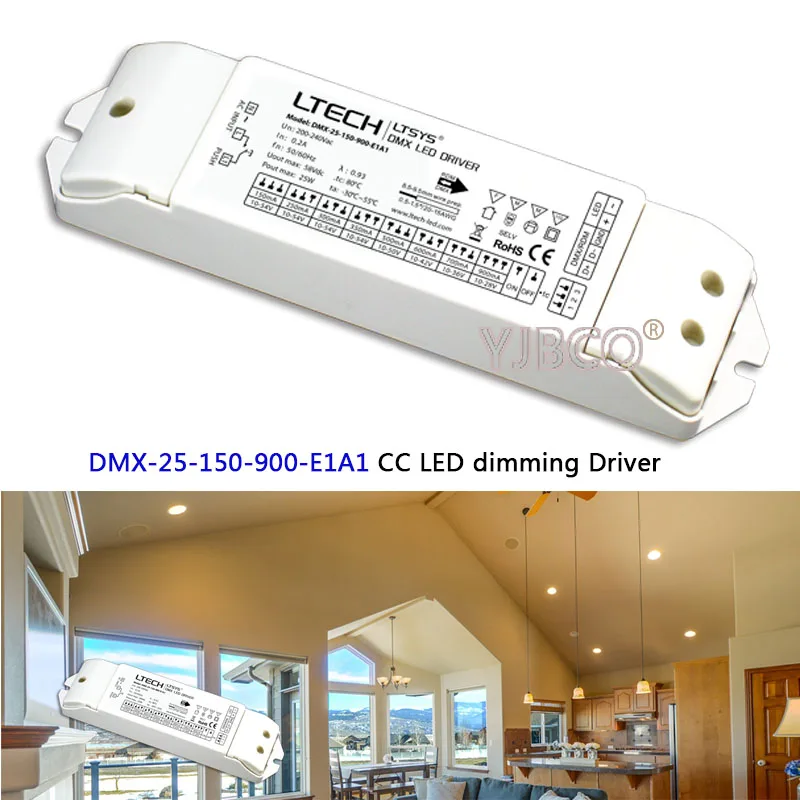 

New DMX-25-150-900-E1A1 25W 150-900mA 200-240VAC CC DMX LED dimming Driver instead of DMX-25-180-700-F1P1 LED Driver