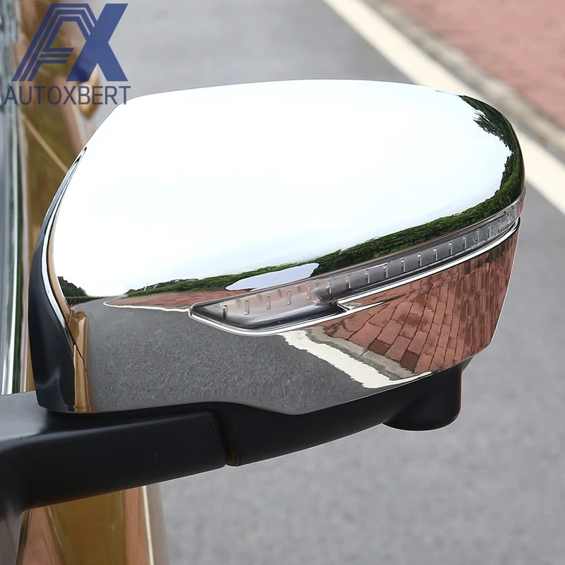 ✨ Cubierta De Espejo Retrovisor Lateral Cromada Para Nissan Rogue 2014-2020 – Estilo Premium Y Fácil Instalación (Hecho En China)