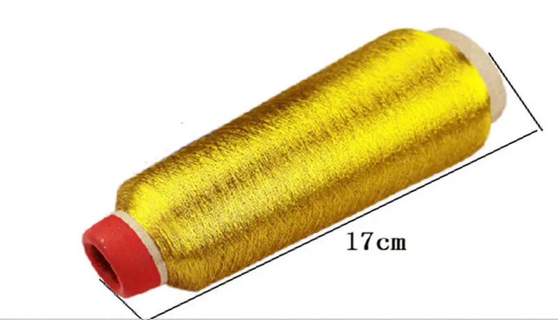 150D Швейные золотые серебряные нитки компьютерная вышитая проволока DIY Ручная вышивка крестом металлическая линия Золотой Серебряный цвет швейная нить - Цвет: Цвет: желтый