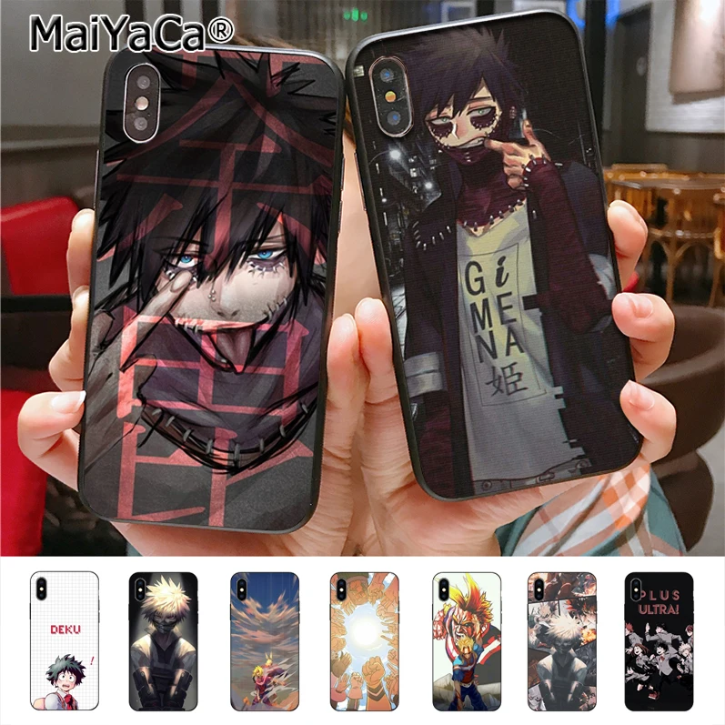 

MaiYaCa My hero academia Hot phone case for iphone 11 Pro X XS XR XS MAX 7plus 6 6s 7 8 8Plus 5 5S case