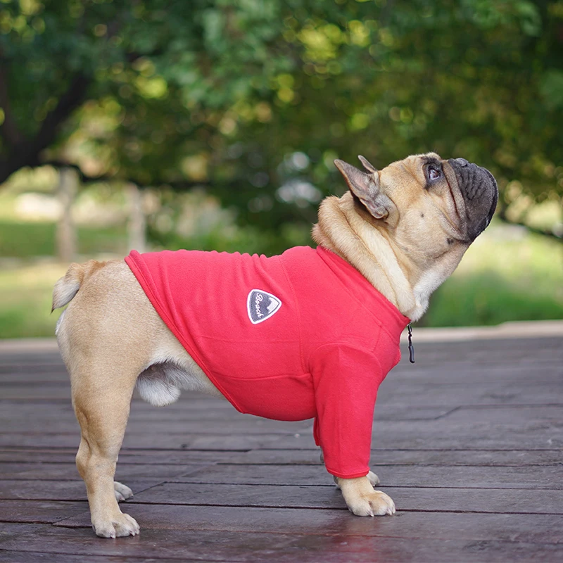 

Dog Clothes Dog Sweater Fleece Dog Shirt French Bulldog Chihuahua Cat Shirt Pet Clothes Ropa Perro Hond Dog Spring Yorkie Pugs