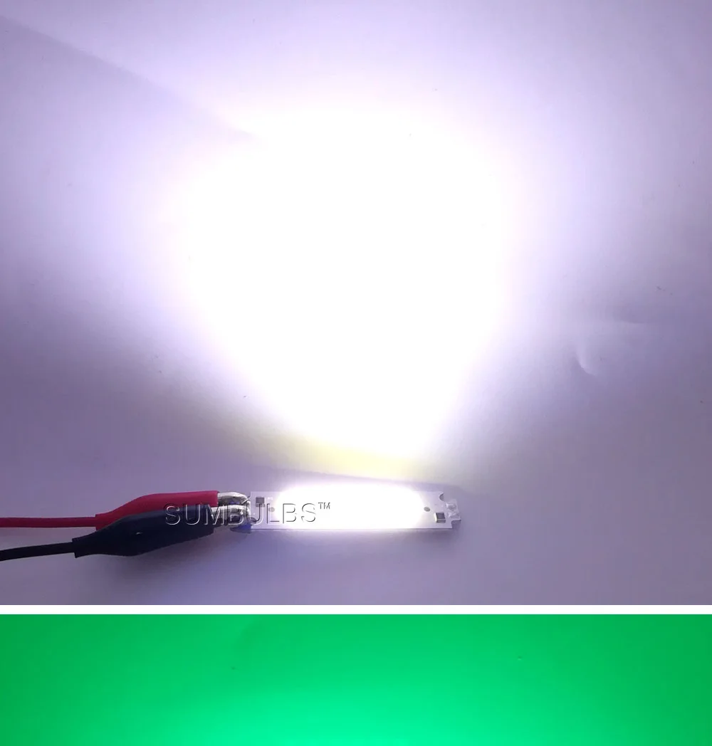 6015mm COB LED Light Bulb 12V 2W LED Diode Lighting Chip Red Blue Pink Green Yellow White Color for DIY Car Lamp Bulbs (11)