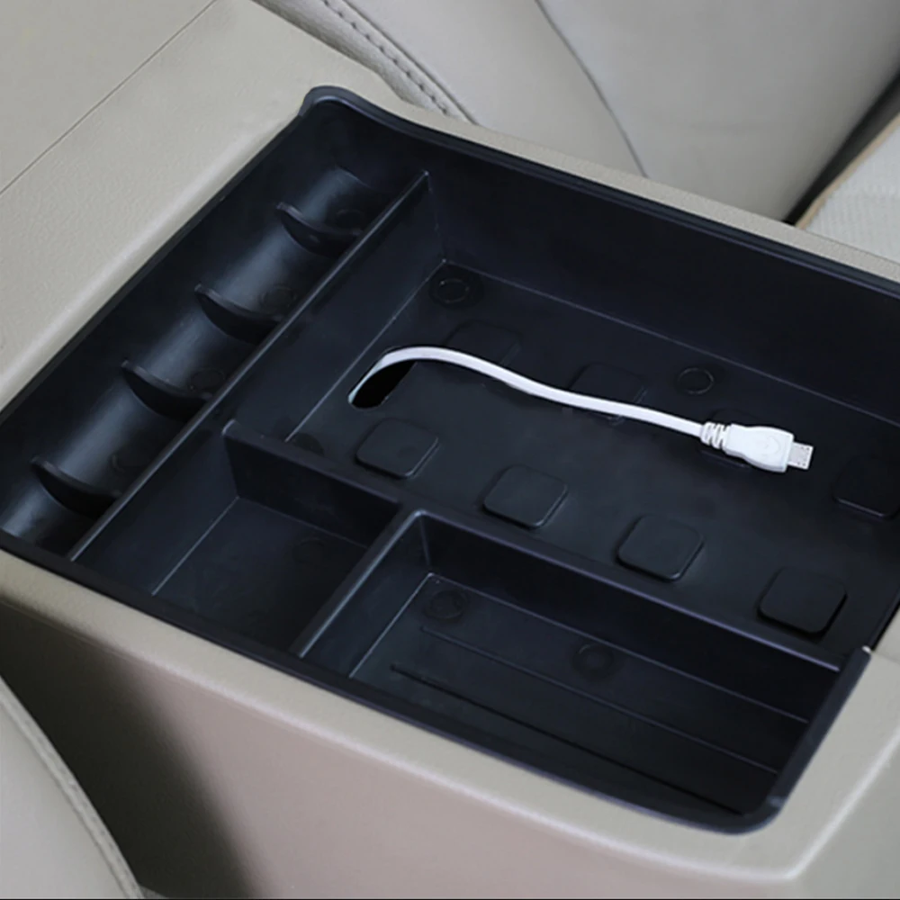 

Car armrest storage box Glove box tray storage box For Toyota Highlander Kluger 2009-2016, Auto Accessories