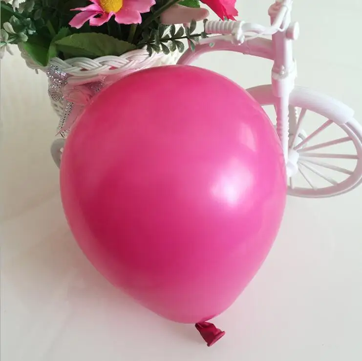 5 10 дюймов 10 шт. матовые латексные воздушные шары для Декор на свадьбу День рождения круглые праздничные мероприятия декоративный шарик вечерние Декор поставки - Цвет: rose red