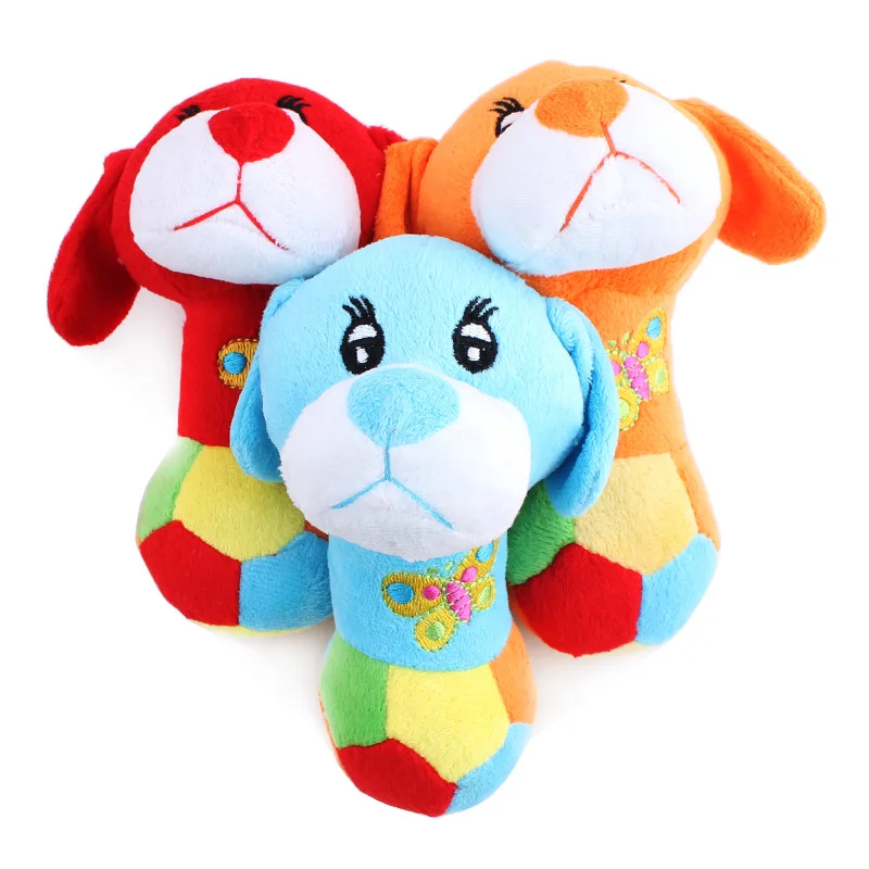 Cute Animal Designs Dog Toys Pet Puppy Chew Toys Plush Sound Big Ears