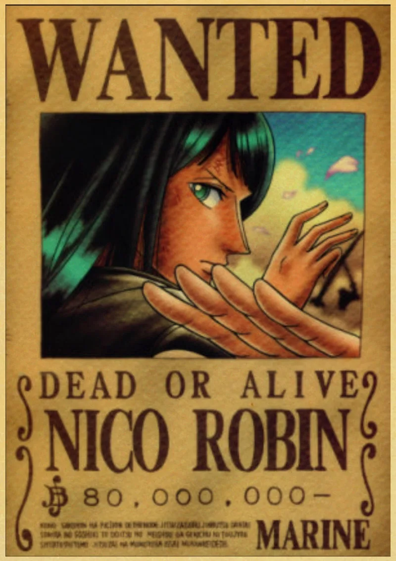 Японский Классический Аниме one piece Wanted Ретро плакат Обезьяна D Luffy Wanted винтажная настенная живопись стены комнаты художественные плакаты - Цвет: P018