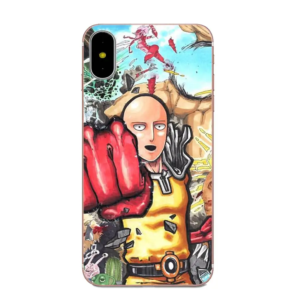 Аниме Bleach одна Punch Man Мягкие TPU мобильного телефона для Huawei Mate 7 8 9 10 20 P8 P9 P10 P20 P30 Lite