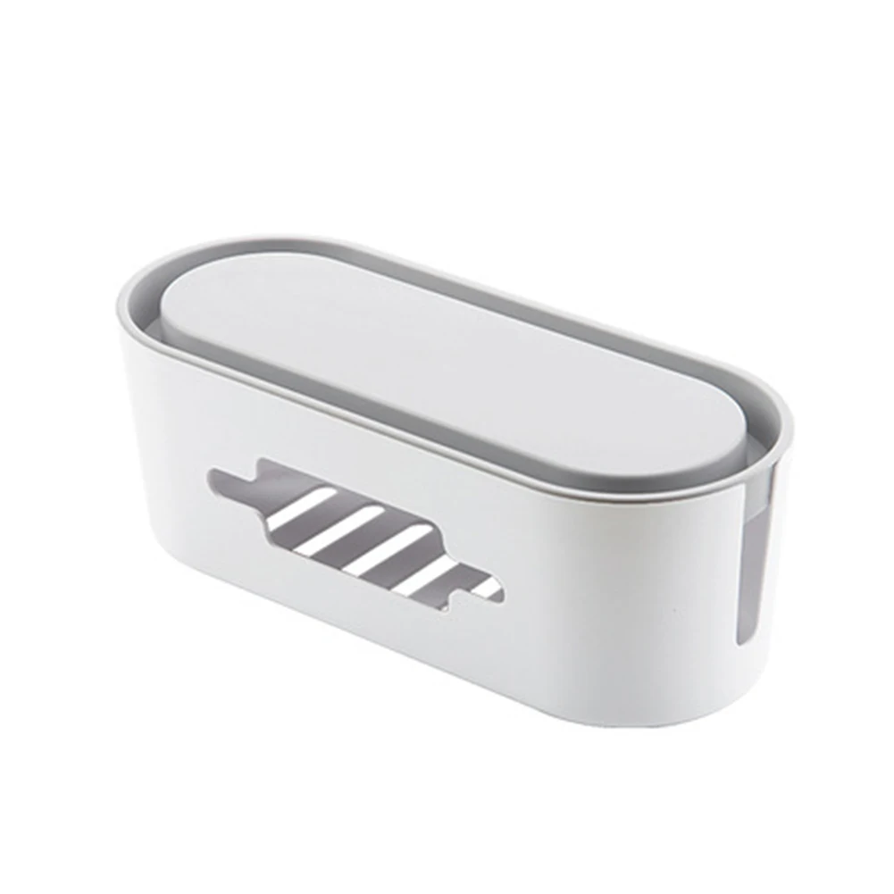 

Desktop Organization USB Electronic Accessories Network Hard Cable Management Box Compact Power Strip Organizer Computer Office