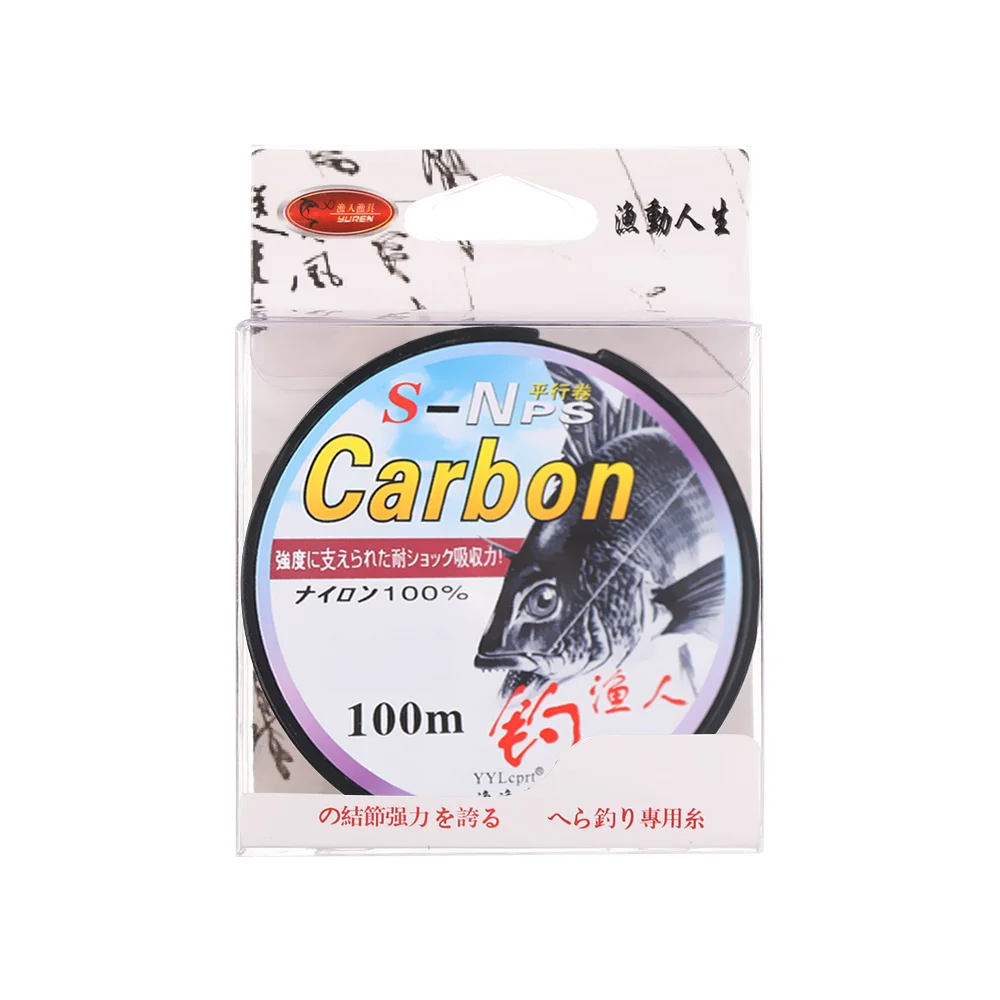 100M Nylon Fishing Line Monofilament Japanese Material for Saltwater Carp Fishing Fluorocarbon Fly Line Fish Accessories