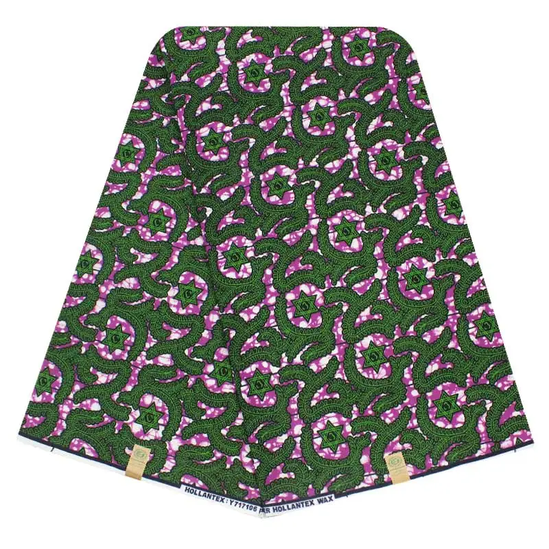 

New Arrival African style super hollandais wax fabric,wonderful pure cotton wax prints fabric for dress W00103-23