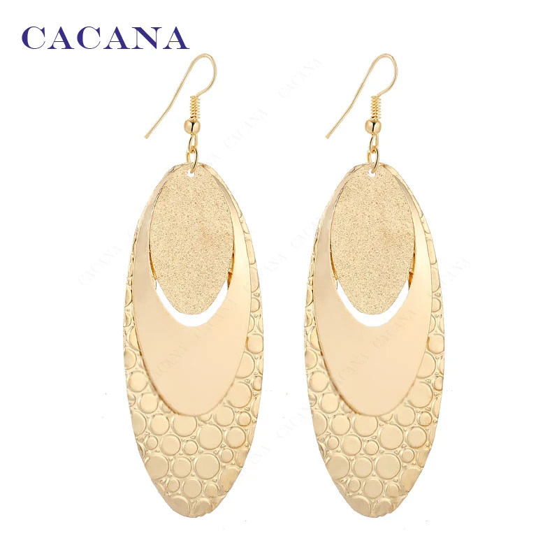 

CACANA Dangle Long Earrings For Women Lovely Free Shipping Bijouterie Hot Sale No A151 A152