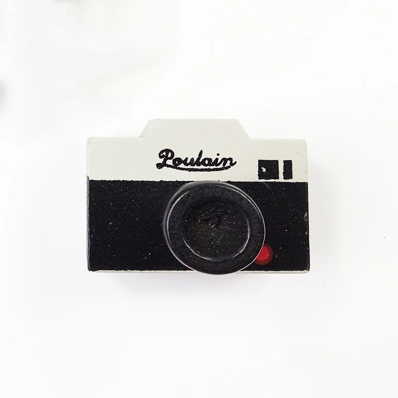 1 шт./лот деревянные штампы в форме камеры в стиле ретро для скрапбукинга, бумажное украшение для ноутбука, штамп, подарки для детей - Цвет: Red