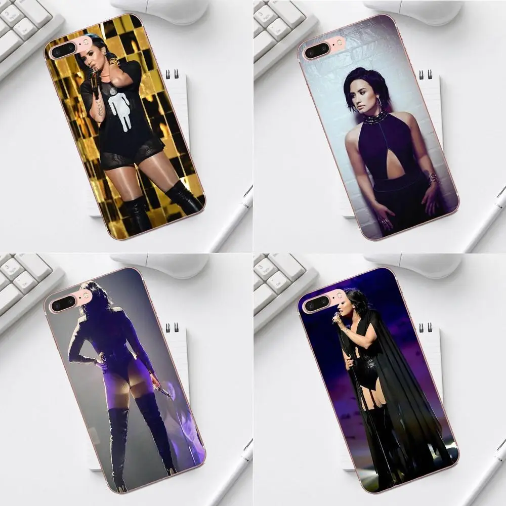 Qdowpz Demi Lovato Ed для Galaxy Alpha Core Prime Note 4 5 8 S3 S4 S5 S6 S7 S8 S9 mini edge Plus мягкая защитная пленка