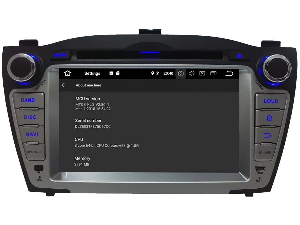 Sale 7" Octa Core 4G WIFI Android 8.1 4GB RAM 64GB ROM RDS Car DVD Multimedia Player Radio Stereo For Hyundai Tucson IX35 2009-2015 4