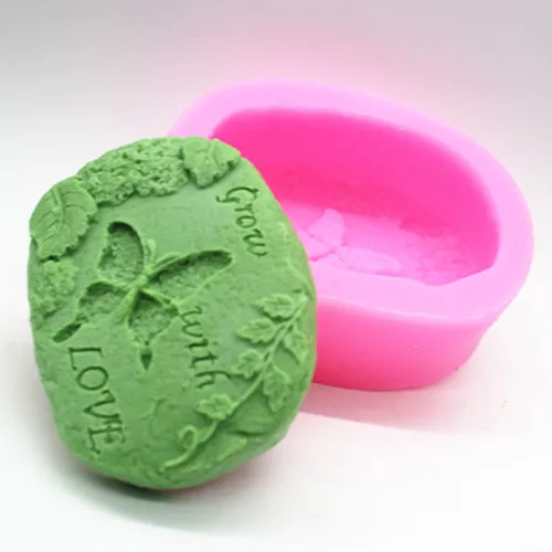

Old Retro Ancient Design Round SOAP Making Silicone Molds DIY Chocolate Gift Sugarcraft Cake Decoration butterfly Soap Mold