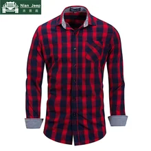 Популярный бренд распродажа Новые Летние Повседневные платья рубашка Для мужчин с длинным рукавом мода плед джинсовая рубашка чистый Хлопковые фирменные носки одежда FM158