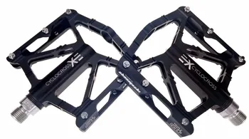 

SHENMASHI EX Aluminum Alloy Pedals 3 Sealed Bearings Wide Flat Platform Pedals for MTB Road Bike Bicycle Pedals