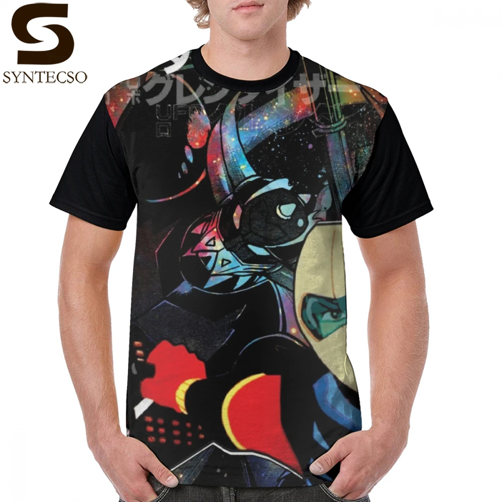 

Goldorak T Shirt Goldorak Grendizer UFO Robot T-Shirt Classic 100 Polyester Graphic Tee Shirt Short Sleeve Fun Printed Tshirt