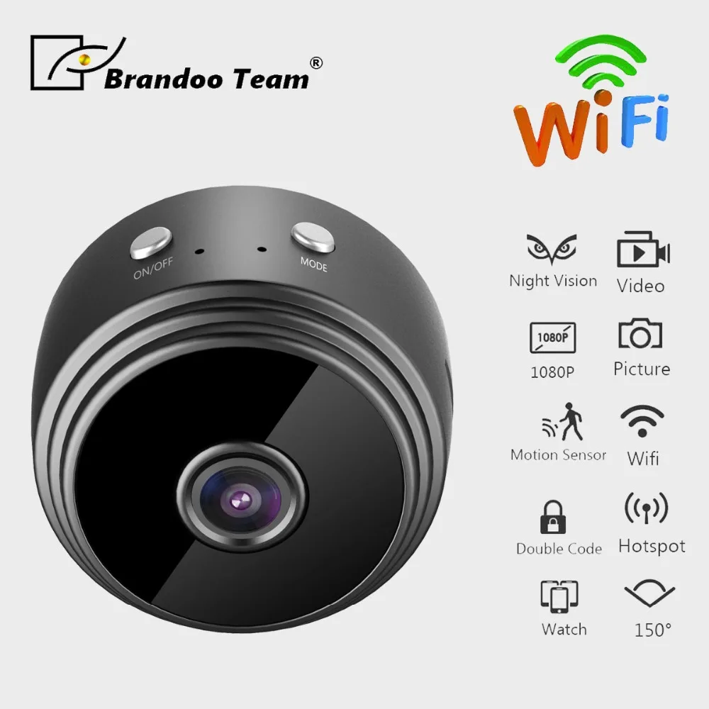 

HD 1080P Mini Wifi IP Camera Infrared Night Vision Micro Network Camcorder video Voice Car Sport DV cam