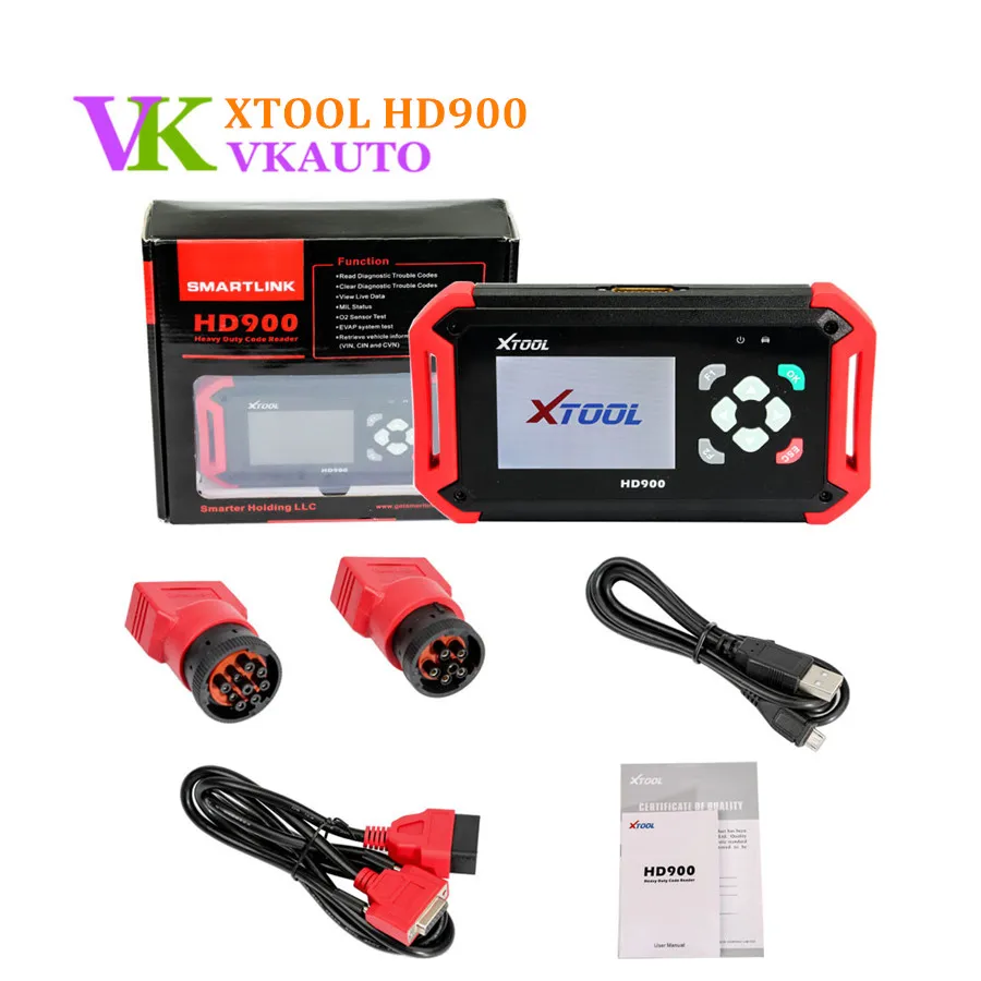 XTOOL HD900 Heavy Duty считыватель кодов компьютера грузовых автомобилей поддержка