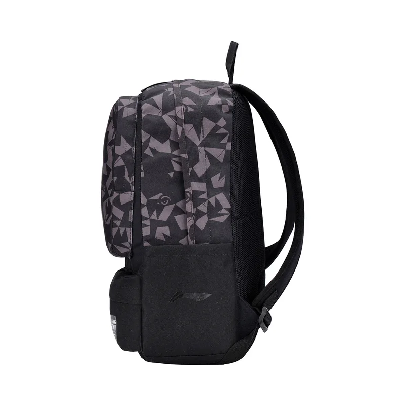 Li-Ning рюкзак унисекс из полиэстера, тренд, классическая спортивная сумка для жизни, Удобный спортивный рюкзак с подкладкой на молнии ABSN066 EJFM18