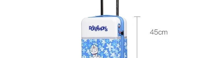 Doraemon мультфильм дети носить на багаже дорожная сумка вид Спиннер чемодан