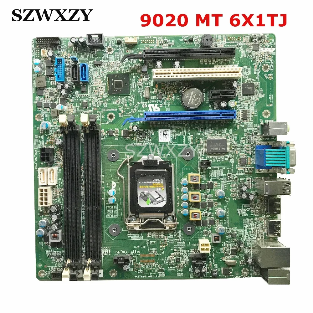 For DELL 7020 9020 DT MT Desktop Motherboard CN-06X1TJ 06X1TJ 6X1TJ DH82Q87 SR173 Full Tested Free Shipping