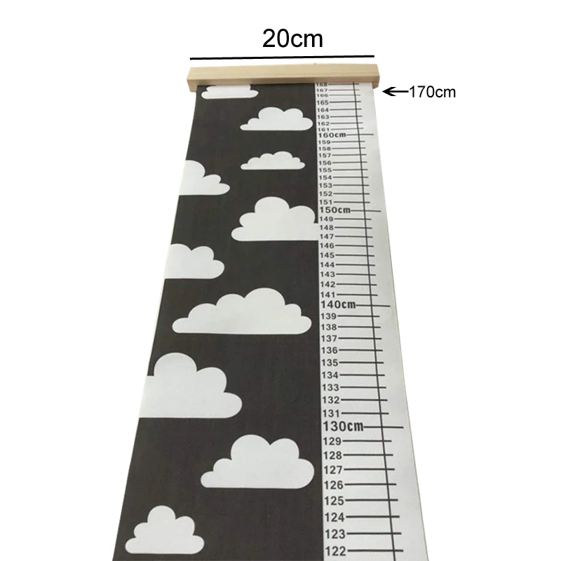 Скандинавский стиль скандинавский Декор Настенная Наклейка для детской комнаты 50 см-170 см Детская высота линейка шкала для измерения роста