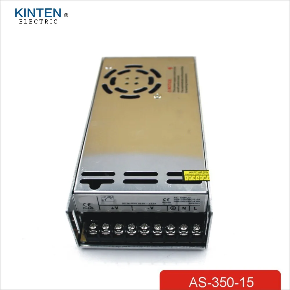 

350W 15V 23.4A Small Volume Single Output Switching power supply for LED Strip light Led Drive AC TO DC