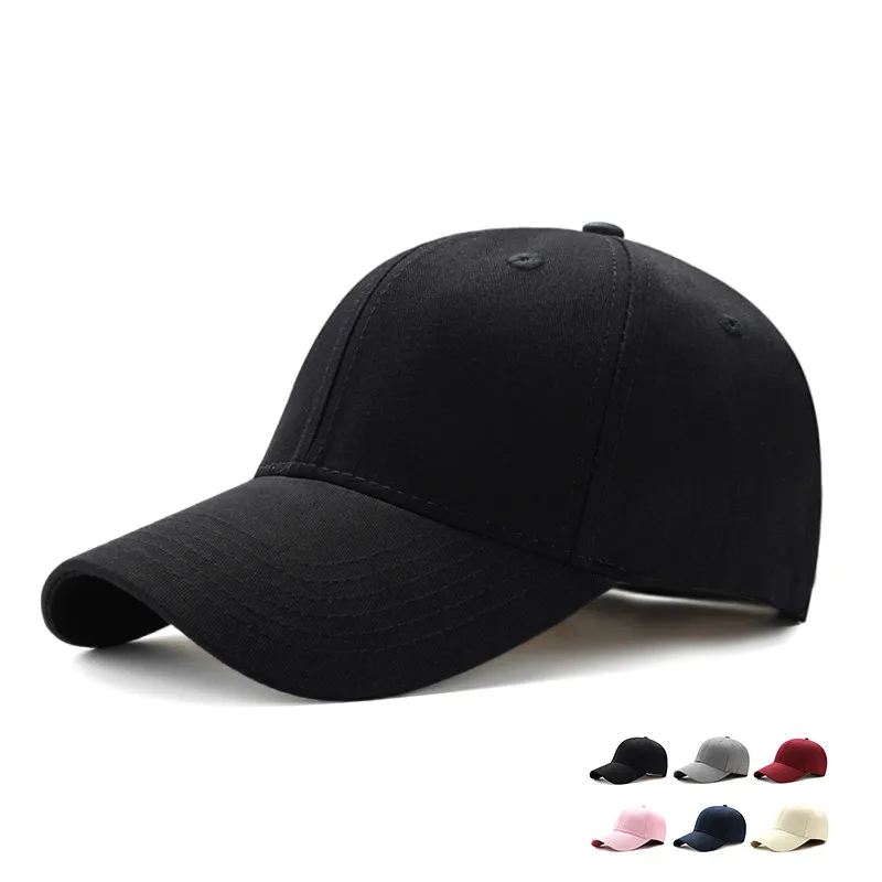 

Adjustable Men's Baseball Caps Summer Plain Curved Sun Visor Hats Women Solid Color Caps Casquette Outdoor Fashion Accessories