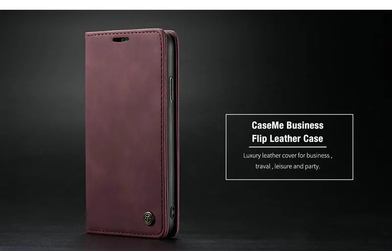 CaseMe ретро кожаный чехол для iPhone XR X Max 360 роскошный держатель карт на магнитах чехол-кошелек для iPhone X XS XR 8 7 6 6s Plus