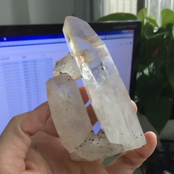 

212g Natural Clear and White Reiki Crystal Cluster Specimen Minerals Stone Best Crafts