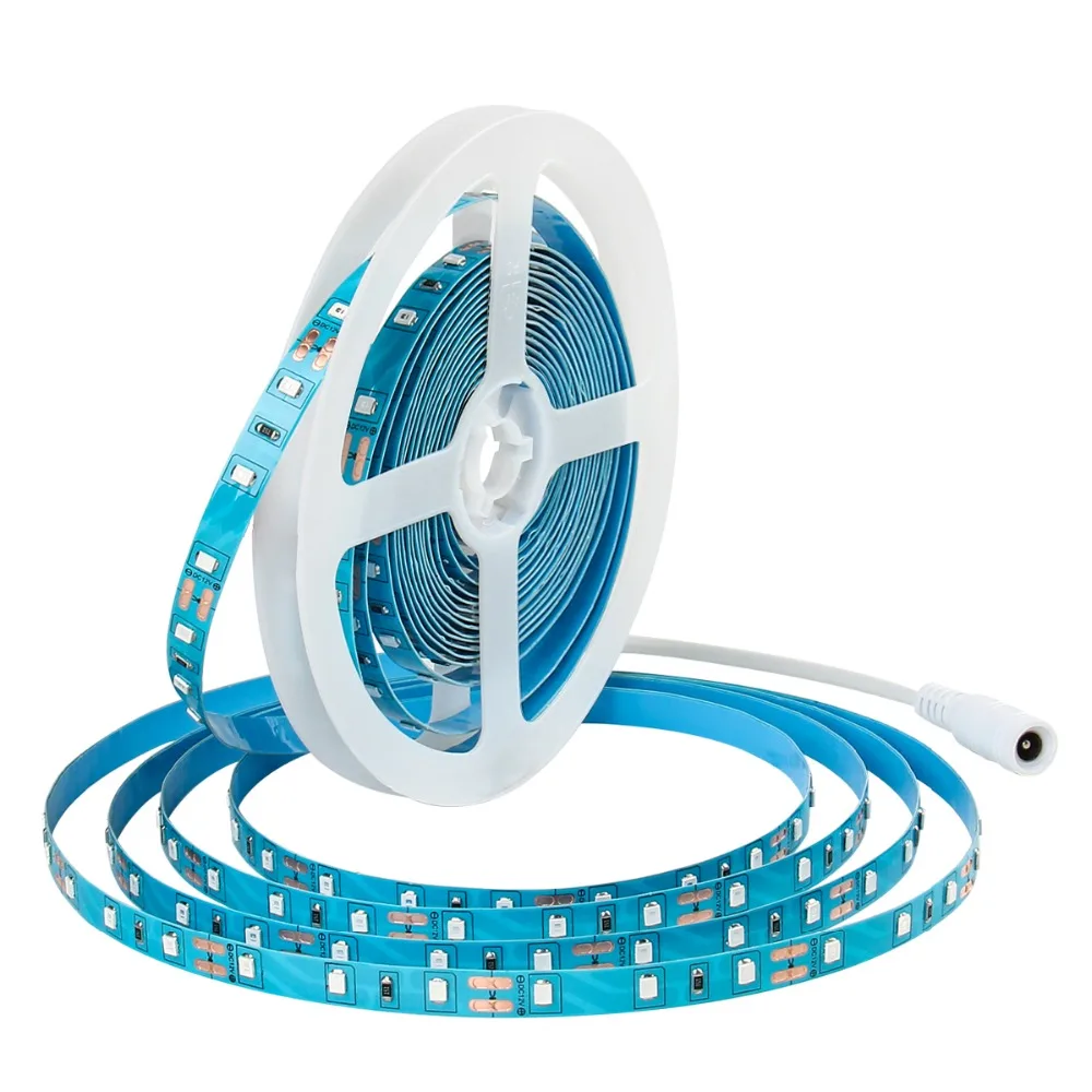 SuperNight 5050 SMD LED Strip 5M 60LEDsm DC 12V Single Color Flexible Tape LED Light Pink Blue Green Warm Cool White Lamp Band (19)